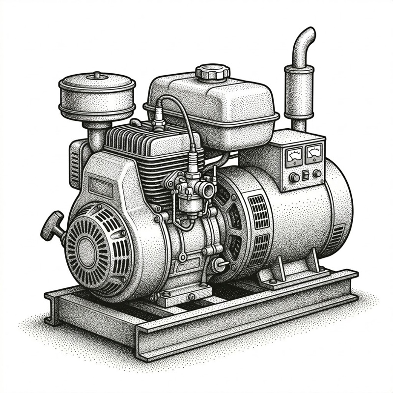 Генераторні установки з двигуном із іскровим запалюванням